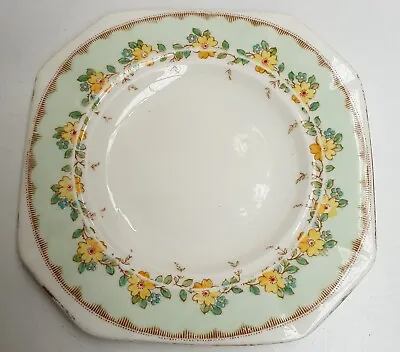 Buy Vintage R.H. & S.L Plant Tuscan China Square Side Plate Made In England C1936-47 • 6.32£