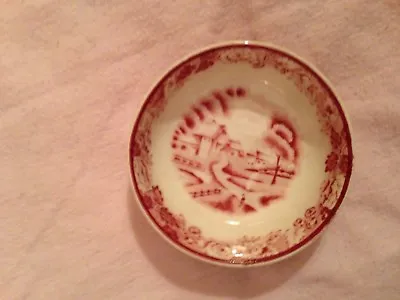 Buy Enoch Woods Mini Bowl/pin Dish Pink, English Scenery, Woods And Sons England • 6£