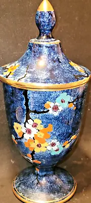 Buy Rideau Ware Lidded Urn Vase Henry Birks By Grimwades England Handpainted • 35£