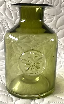 Buy Lovely Dartington Green Daisy Flower Bottle Vase • 25£