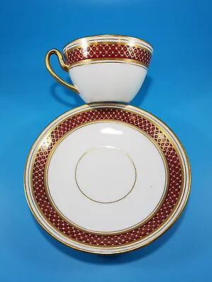 Buy W.A. Adderley & Co. England Antique Tea Cup & Saucer Set Gold Trim RARE • 52.04£