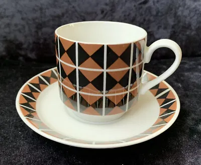 Buy Retro Midwinter Diagonal Pattern Coffee Cup & Saucer -Designed By Nigel Wilde • 8£