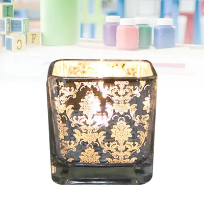 Buy  Glass Candlesticks Votive Holder Cup Menorah Aromatherapy Banquet Romantic • 8.45£