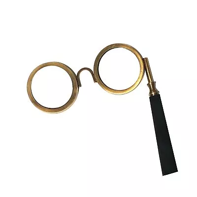 Buy Hand Held Magnifying Eyeglasses Lorgnettes Solid Brass Frame Antique Style • 34.69£