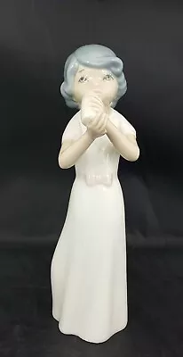 Buy Casades Figurine Little Girl Holding A Glass - Restored & Broken • 14£