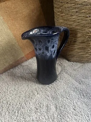 Buy Kernewek Pottery Cornwall  Blue Oil Jug Without Lid 13cm Slight Chip • 3£