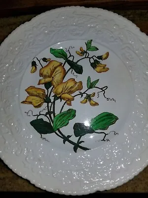Buy Vintage Antique Floral Cauldon England Dinner Plates Set Of 5 • 96.51£