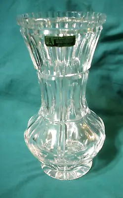 Buy Vintage Rexford Hand Cut Lead Crystal Vase 8 1/4 Inches W. Germany • 12.32£