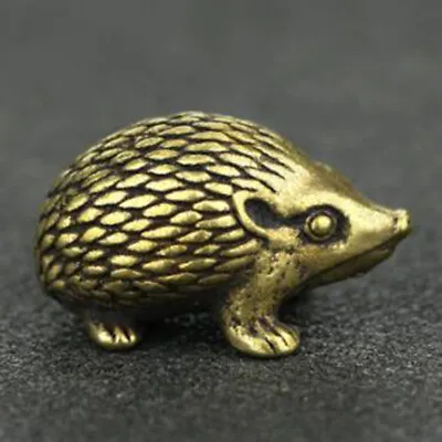 Buy Brass Hedgehog Vintage Ornaments Antique Statue Figurine Animal Home Decoration • 5.57£