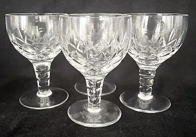 Buy BEAUTIFUL Set Of 4 STUART CRYSTAL ‘BEAU’ SHERRY GLASSES VINTAGE C1970 • 15£
