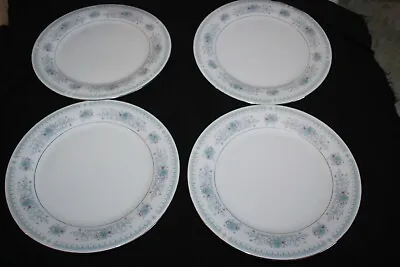 Buy 4 VINTAGE CROWN MING FINE CHINA HARMONY 10.5 Inch DINNER PLATES  By Jian Shiang • 15£