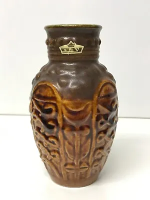 Buy West German Bay Keramik  Pottery Vase 98-17 60's / 70's Vintage Original Sticker • 24.99£