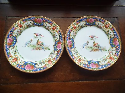 Buy Two Shelley English Porcelain 7 1/2   Plates  Old Sevres,c. 1910-1925 • 12£