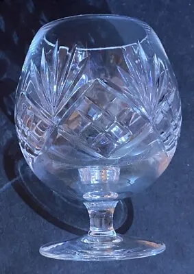 Buy Crystal Brandy Glass Clear Cut Glass Vintage • 3.50£