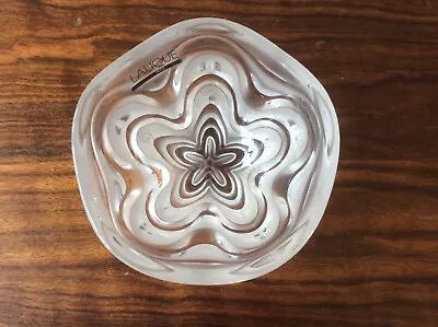 Buy Lalique Signed & Labelled Small Bowl In Great Condition With Unusual Design. • 125£