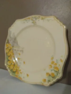 Buy Vintage Royal Winton China Cake Plate Backstamp   Yellow Morn   • 11£