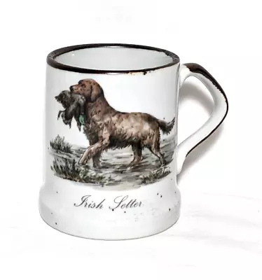 Buy Irish Setter Sporting Dog Coffee / Tea Mug Cup Speckled Stoneware Vtg 10 Oz • 7.60£
