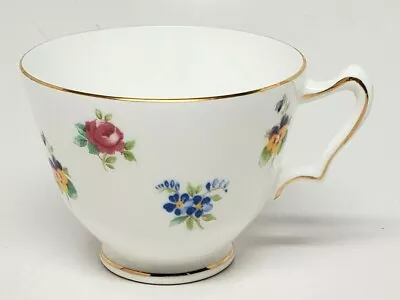 Buy Crown Staffordshire - Rose Pansy Footed Cup(s) - Fine Bone China England • 4.81£