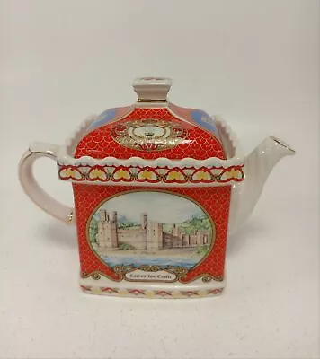 Buy Sadler Bone China Teapot Tea Pot, Caernarfon Castle Wales 8  Spout To Handle • 6.99£