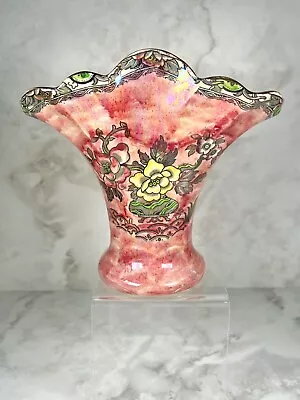 Buy Vintage Royal Bradwell Arthur Wood Vase C1945 • 38£