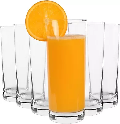 Buy 6pc LAV Highball Glasses Tall Glass Water Drinking Tumblers Set 360ml Homeware • 11.99£