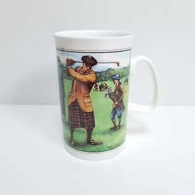 Buy Dunoon Golf Mug Fine Bone China Golfer Wearing A Kilt, Scotland • 9.71£