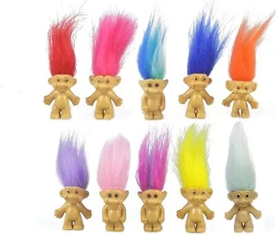 Buy 5x Mini 2cm Troll Figure Dolls Party Bag Fillers Cake Toppers Collectible Toys • 2.95£
