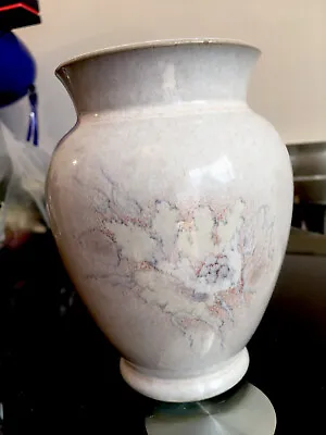 Buy Denby Pottery England Vase Floral Design Art Vintage Fine Stoneware • 14.50£