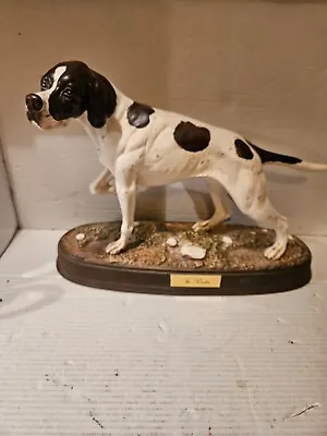 Buy BESWICK Of ENGLAND  THE  POINTER   FIGURINE ON CERAMIC BASE 8 3/4 H By 12   • 65.46£