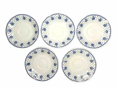 Buy Creampetal Grindley England Tewksbury Saucer Plates 5 3/4” Set Of 5 Vintage RARE • 23.53£