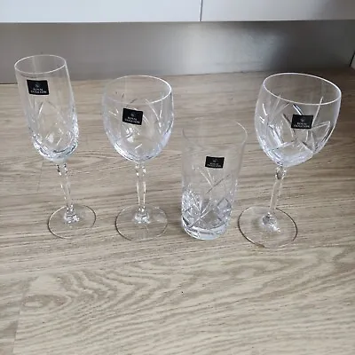 Buy Royal Doulton 24% Lead Crystal Glasses 8 Piece Set (Daily Mail) • 60£