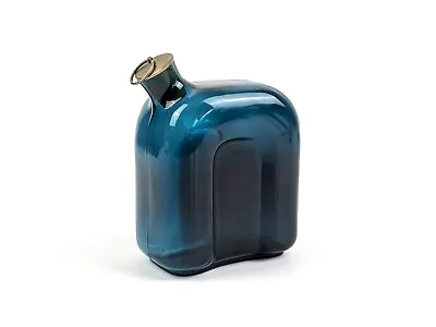 Buy Alsterfors Sweden Blue Glass Flask Decanter With Cork & Metal Stopper • 59£