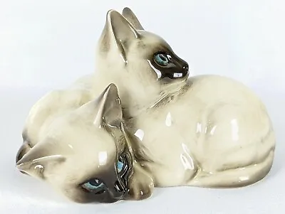 Buy Vintage Beswick  Pair Of Siamese Cats / Kittens  No 1296 • 13.95£