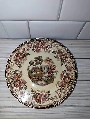 Buy Vintage ROYAL STAFFORDSHIRE Clarice Cliff TONQUIN Dinnerware 8  Dinner Plate • 23.72£