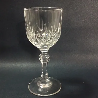 Buy 1x Cut Crystal 16cm Wine Glasses - Vintage Excellent • 6.09£