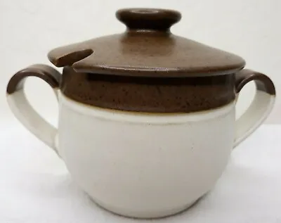 Buy Denby-Langley Lidded Sugar Bowl Potpourri White Made In England Stoneware   • 33.14£