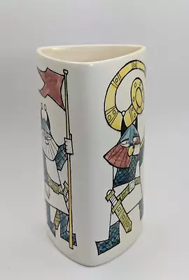 Buy Stavangerflint Norway Studio Pottery Viking Warriors Vase Vintage Rare • 95£