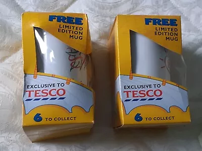 Buy Limited Edition Typhoo/Tesco Millennium Mugs X 2 - Boxed • 7£