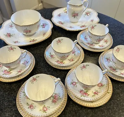 Buy Crown Staffordshire Tea Set 22 Pieces Vintage Plus Spares  • 45£