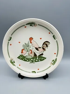 Buy Vintage Staffordshire England Tableware Ceramic Chicken Side Plate 7.5” • 6.99£