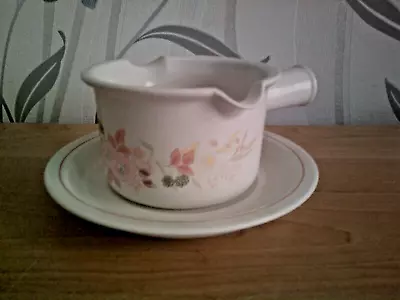 Buy Boots  - Hedge Rose - Gravy/Sauce Boat And Plate Stand • 7.95£