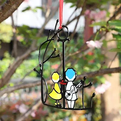 Buy Stained Glass Window Hangings Stained Glass Colored Glass Hanging Ornament For • 9.24£
