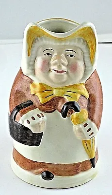Buy Old Ellgreave Pottery Character Jug Pitcher Creamer Betsy Burslem England  • 27.68£