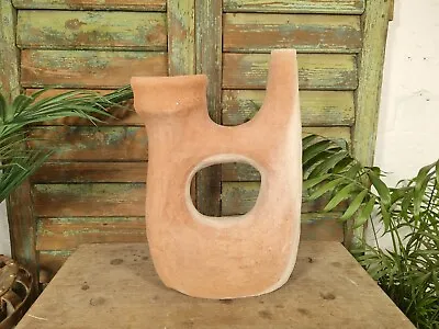 Buy Modern Rustic Hand Made Moroccan Artisan Pottery Sculpture • 220£