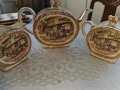 Buy Sadler Teapot Vintage Gold • 5£