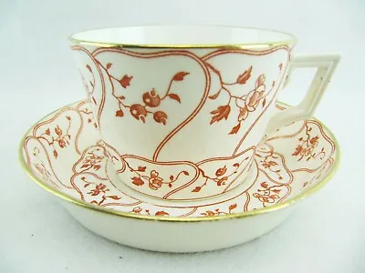 Buy ANTIQUE MINTONS CUP AND SAUCER - KENT- RUST - Rd No 29993 Pattern G5588 • 165.63£