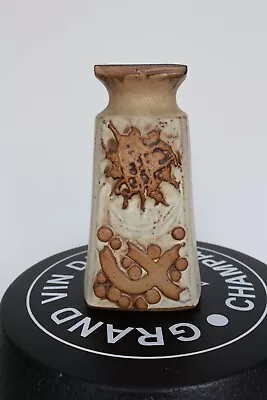Buy Unusual Vase - Shelf Pottery (Halifax) Brutalist Vintage Graham Alcock • 19.99£