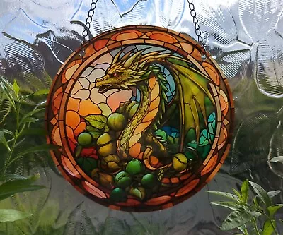 Buy Green Dragon Pre-assembled Acrylic Suncatcher Positivity Feng Shui Gifts • 7.99£
