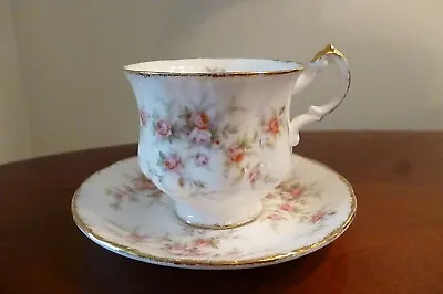 Buy Vintage Paragon China Victoriana Rose Footed Demitasse Cup & Saucer -VGC 2.5  H • 14.99£