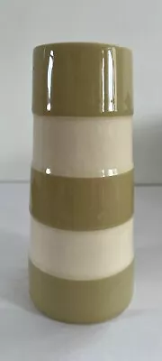 Buy T G Green Cornishware 'Sage Green' Lighthouse Vase 15cm Tall  • 55£